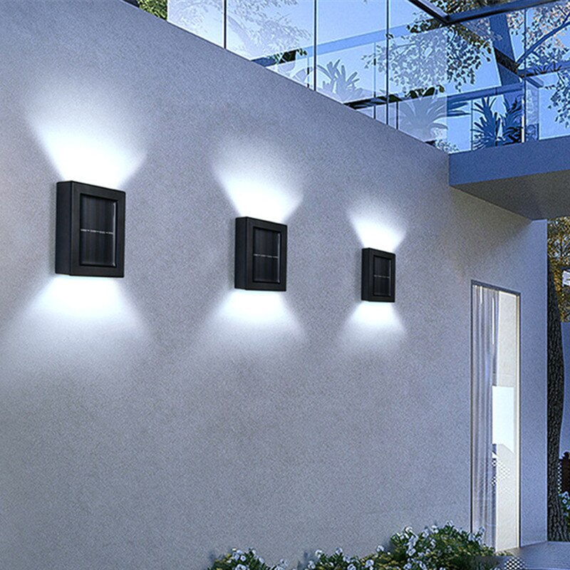 Waterproof  LED Lamp Garland Lights Solar Outdoor Garden Decoration Lighting Solar Sensor Streetlights Solar Wall Light Exterior